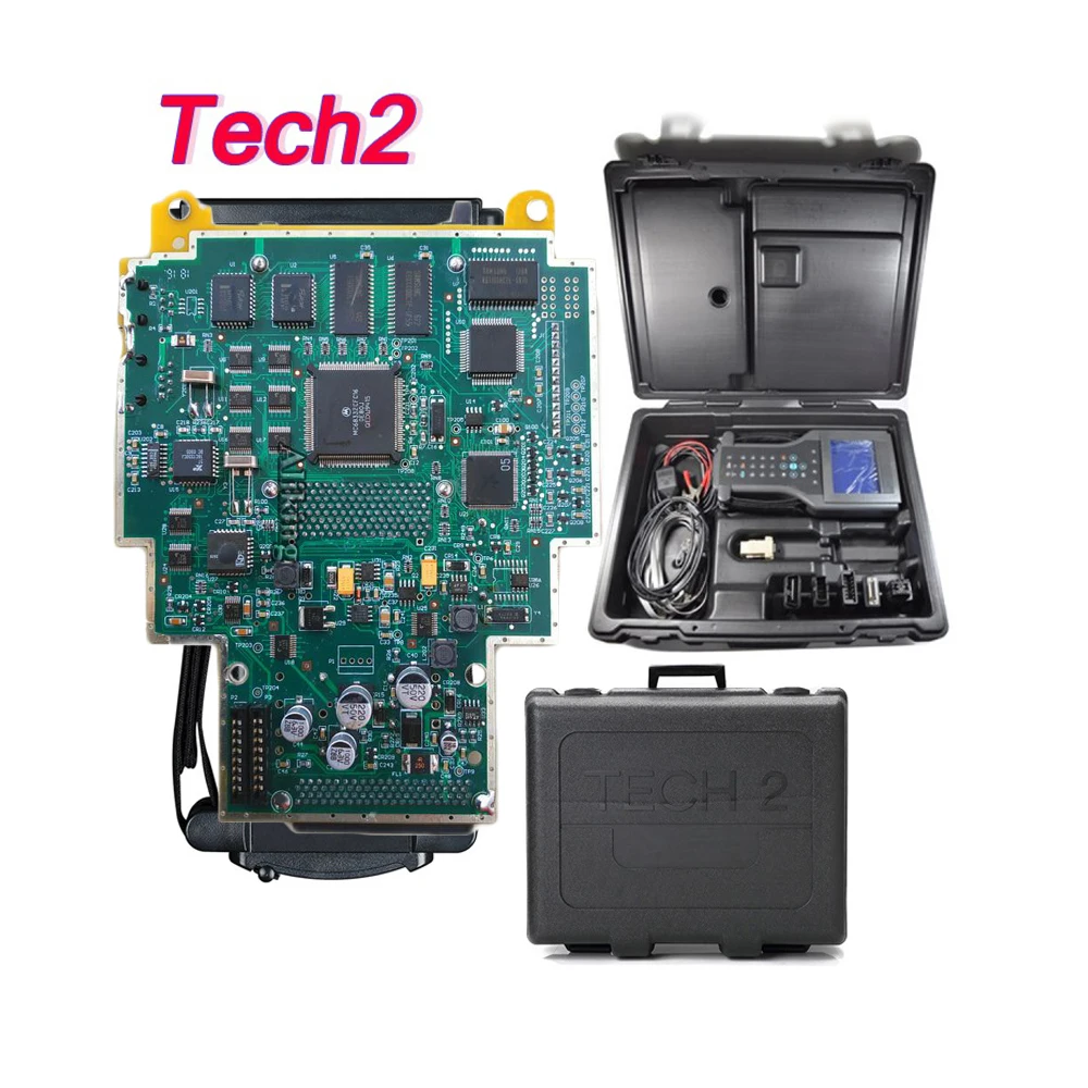 

new Tech2 Auto Scanner forOpel forGgM Tech 2 Free 32MB Software Card with tis2000 tech2 tool forSa-b forSUZUKI for Isu-zu K/can