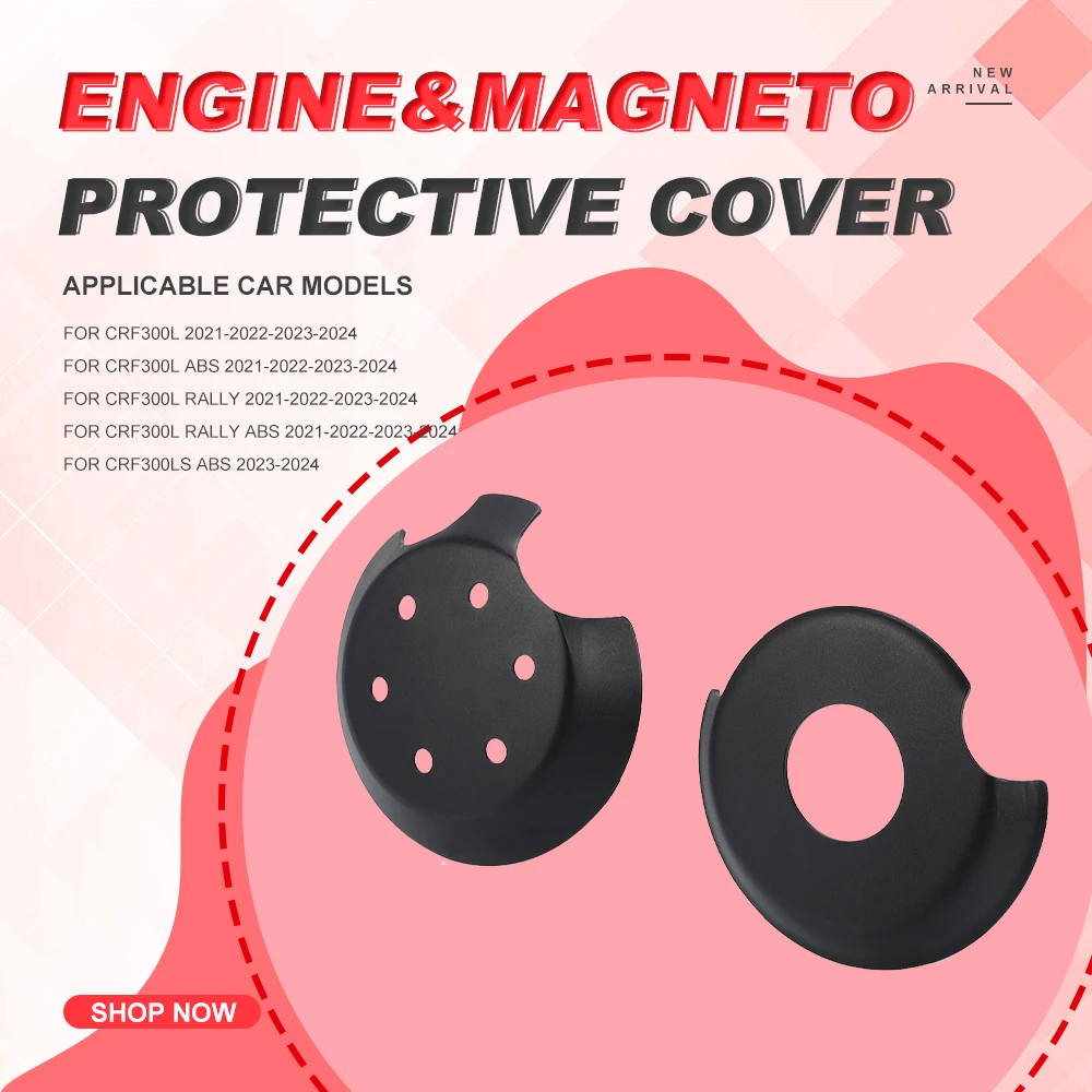 

Engine Ignition Clutch Case Cover Guard set For Honda CRF300L ABS/Rally /Rally ABS CRF 300L 2021-2024 CRF300LS ABS 2023 2024