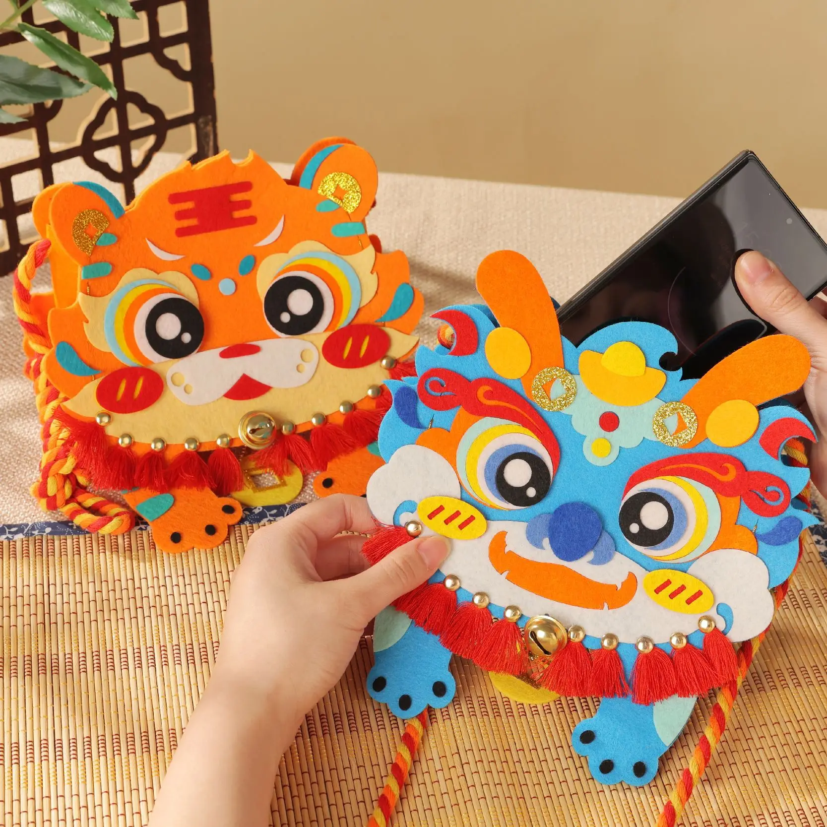 Сумка через плечо в китайском старинном стиле Набор для творчества материал