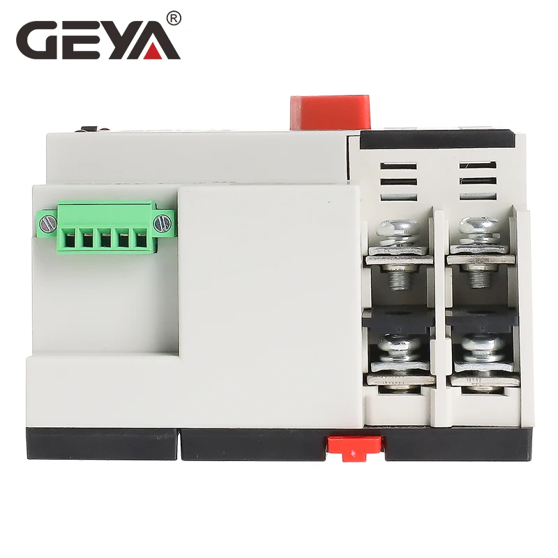 Автоматический переключатель GEYA W2R Mini ATS 2P электрические переключатели двойной