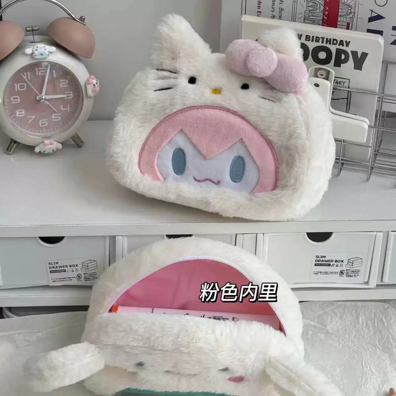Y2K Cinnamoroll Hello Kitty пенал для косплея Мику Мелодия портативные сумки студенческий