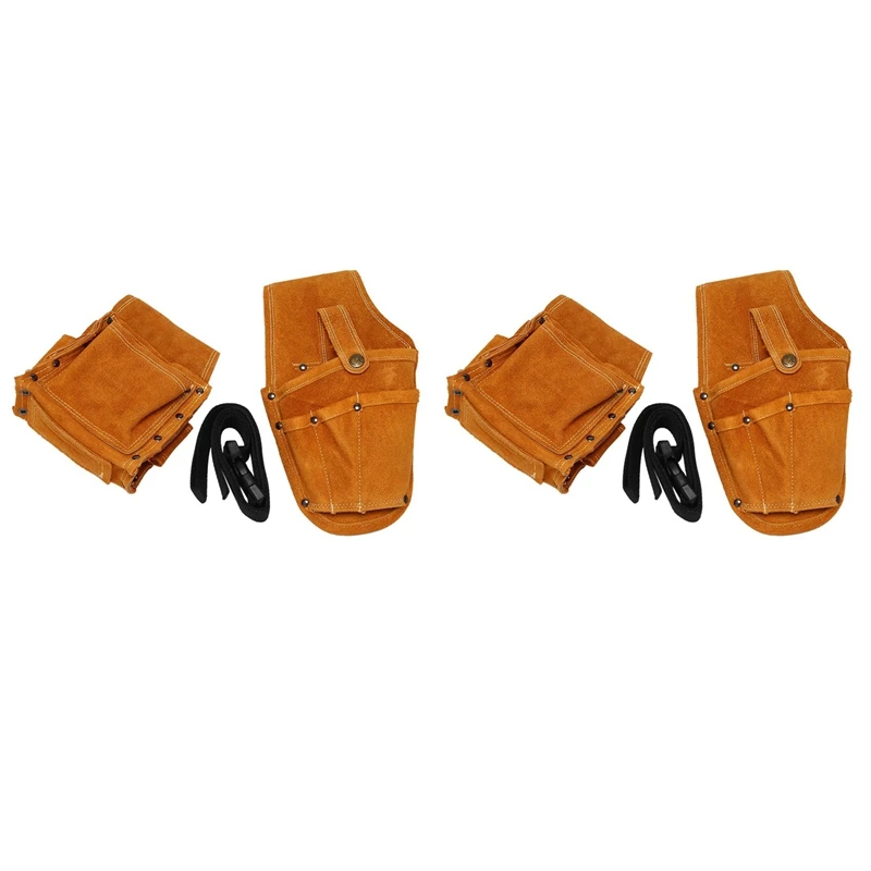 

2 шт. переносной поясной кошелек, сумка для электрической дрели, винтов, гвоздей, сверл, металлические детали, сумки для хранения инструментов для рыбалки и путешествий с ремнем