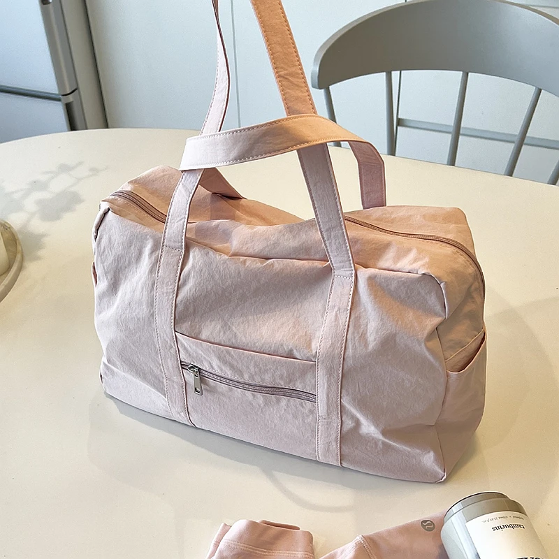 

Женская большая вместительная сумка Ins, женская уличная дорожная сумка для хранения, спортивная сумка для хранения в тренажерном зале, популярная корейская сумка