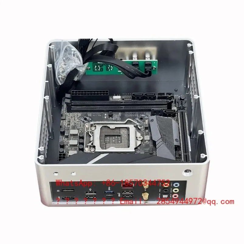Фото 2026 TA80 Mini ITX Корпус из алюминия для спальни, гостиной, домашнего офиса. Быстрая доставка. №3