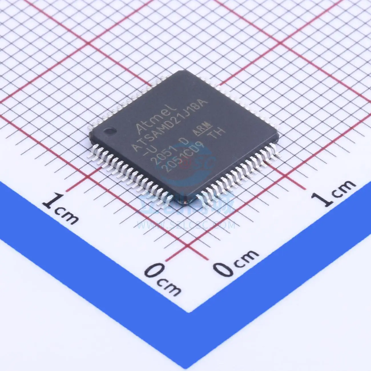 1 PCS/LOTE Original Product ATSAMD21J18A-AU TQFP-64 USB 52 Flash LINbus SPI Spot