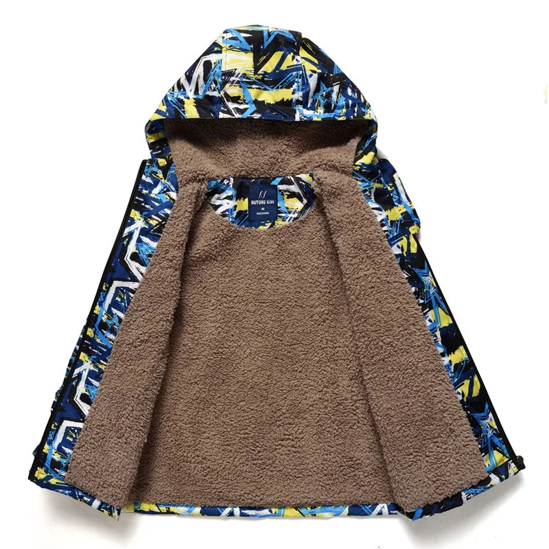 

New Style Boys Jackets Coats Spring Autumn Winter Kids Coat Windbreakers Waterproof Windproof Baby Boys Jacket Thick Warm