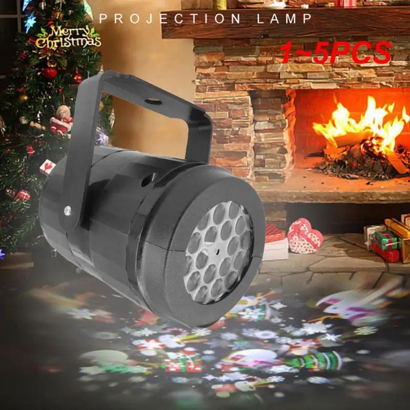 

1~5PCS Patterns LED Snowflake Projector Lights Christmas Projection Waterproof Outdoor Lamp Snow Spotlight for Holiday Party
