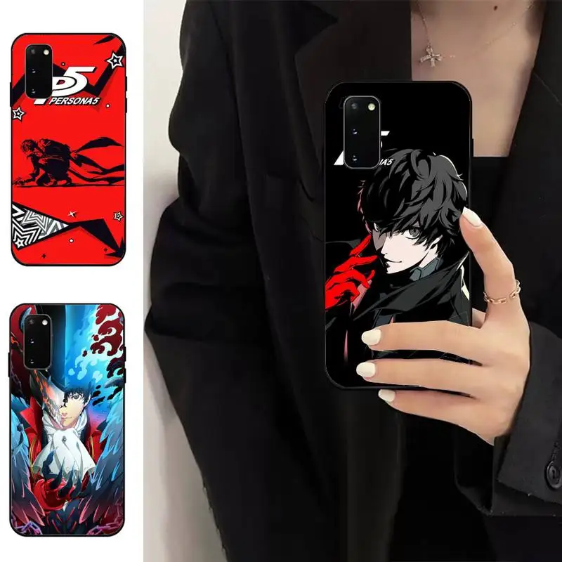 

Persona 5 Phone Case For Samsung Galaxy A51 A50 A71 A21s A31 A41 A10 A20 A70 A30 A22 A02s A13 A53 5G Cover Coque
