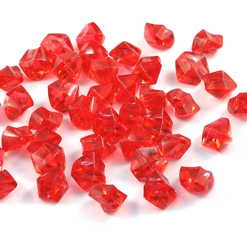 Кубики колотого льда акриловая галька для дорожек двора и декоративных камней