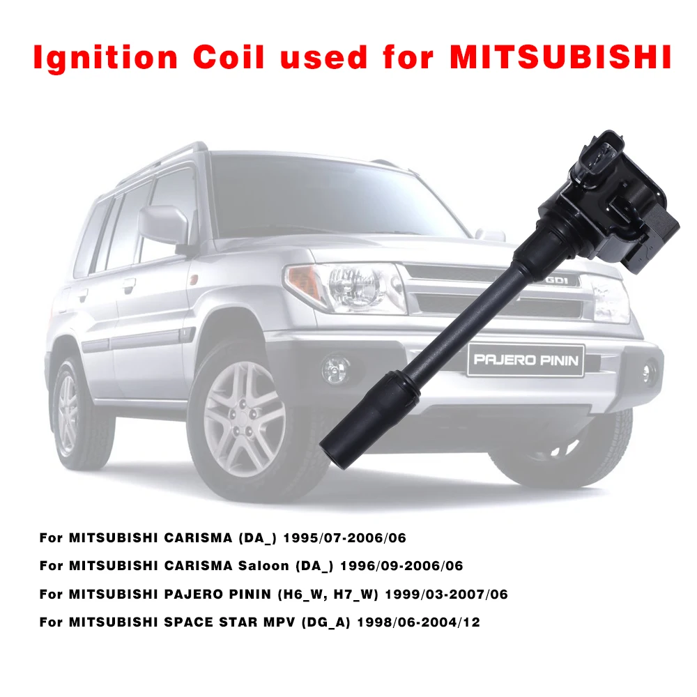 MD366821 Катушка зажигания для Mitsubishi CARISMA PAJERO PININ SPACE STAR MPV MD362913 30875596