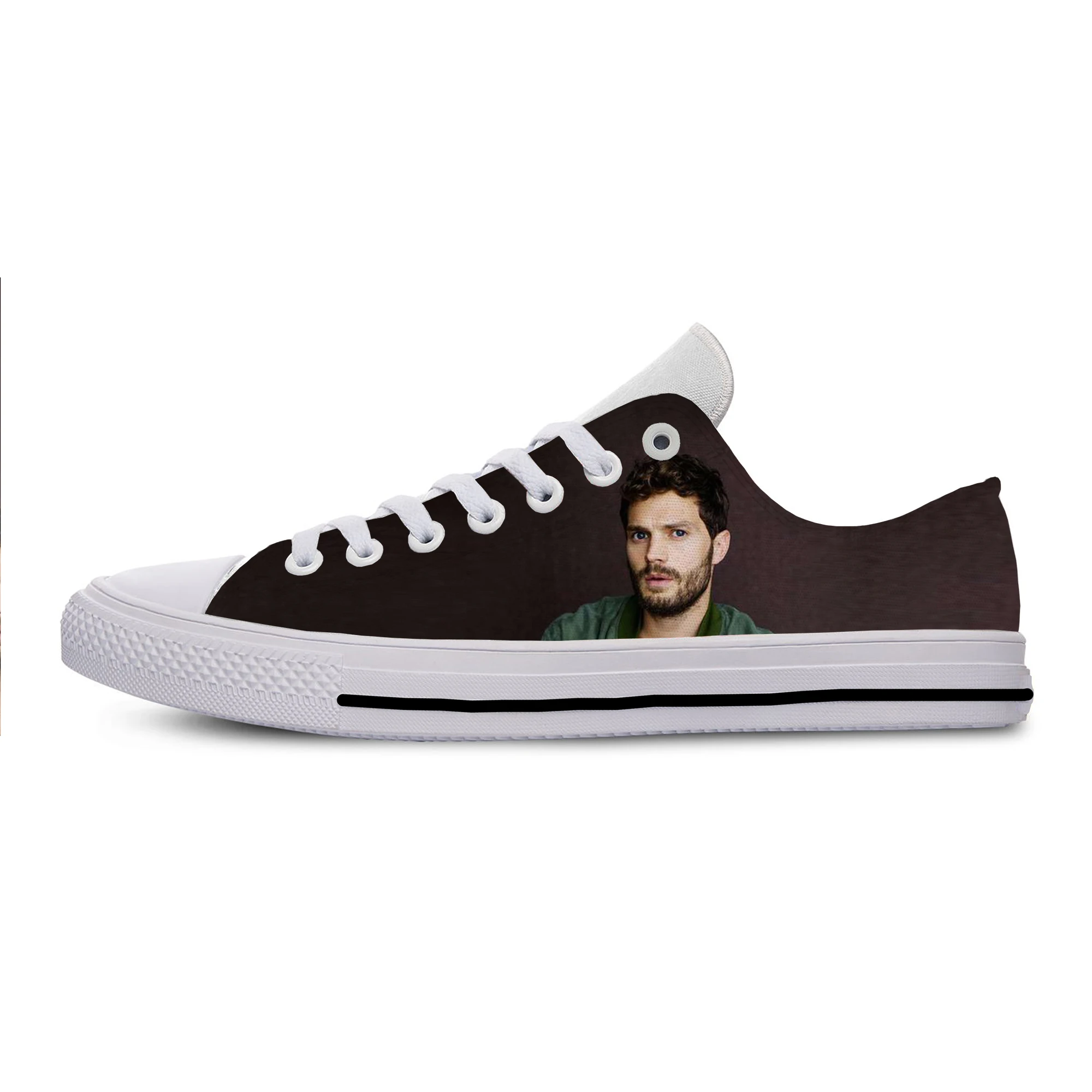 

Hot Cool Fashion New Summer High Quality Sneakers Handiness Casual Shoes Men Women Jamie Dornan Low Top Latest Board Shoes