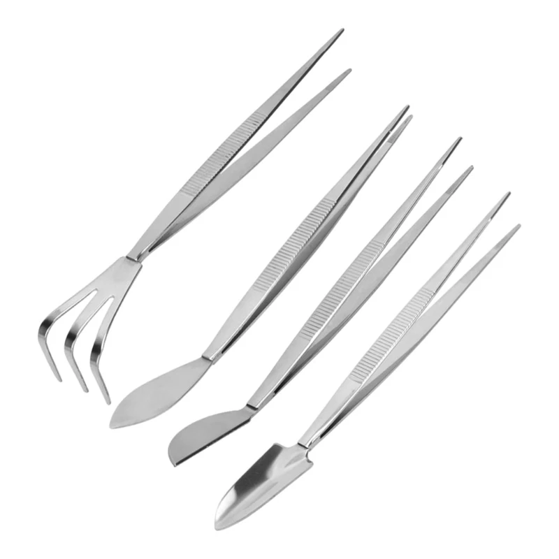 

Садовый бонсай, практичный инструмент бонсай с двойной головкой из нержавеющей стали, пинцет для растений, упрощает Садоводство, Прямая поставка