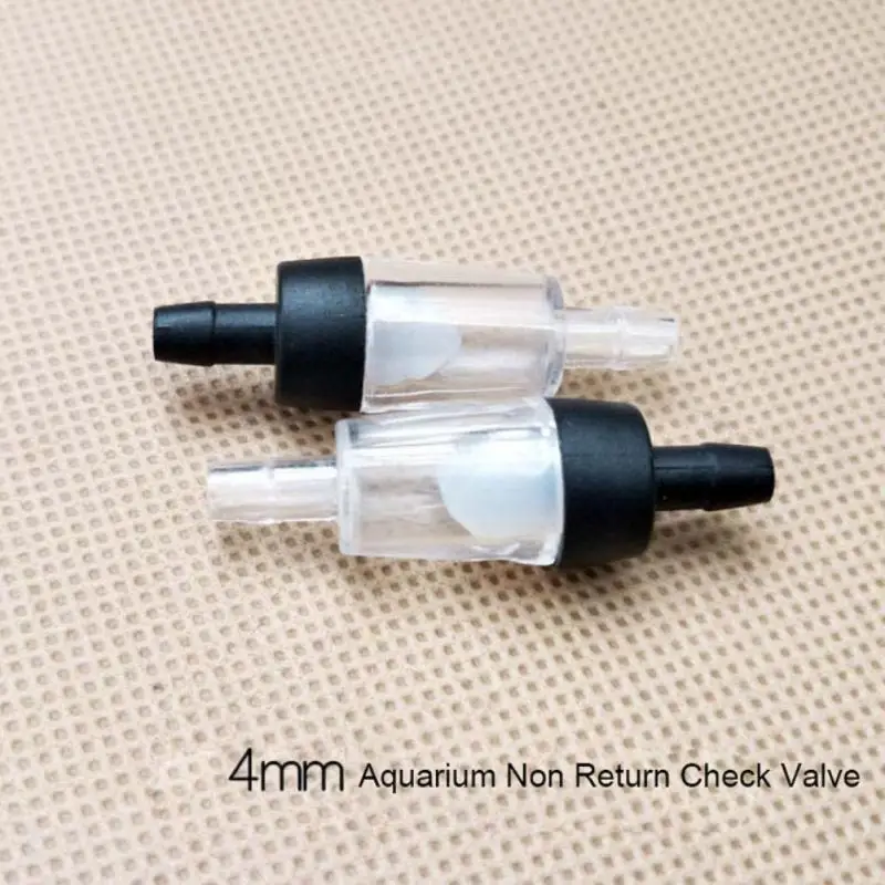 

5pcs Aquarium Air Pump Check Valves Clear Plastic One Way Non-Return Check Valve For Fish Tank Aquarium Accessories