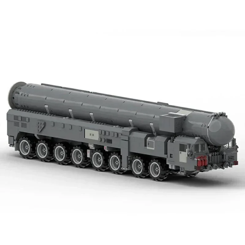 Moc Building Bricks Модель RT-2PM2 Topol-M ICBM Launcher 1:35 Технология Модульные блоки Подарки