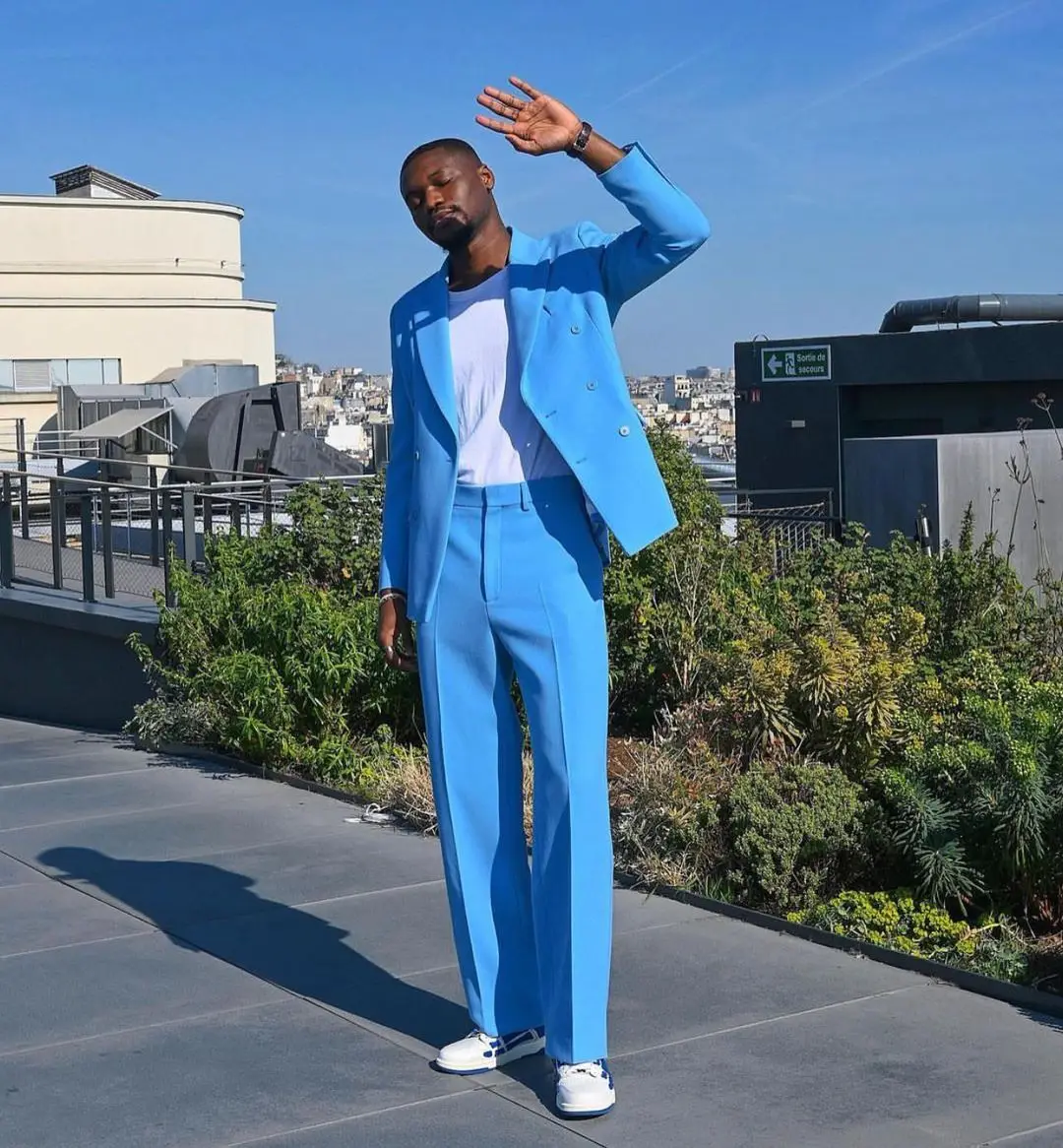 Полный Мужской Костюм приталенный роскошный костюм бойфренда для жениха на свадьбу элегантное мужское платье Мужская Дизайнерская официальная одежда 2 предмета наряды