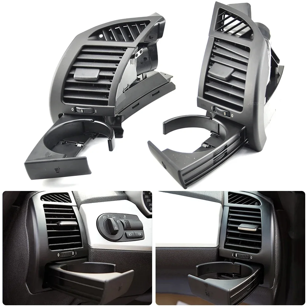 Для BMW Z4 E85 E86 2002-2008 Передняя приборная панель Кондиционер Панель Вентиляционное отверстие Oulet Крышка решетки Рамка Накладка и комплект подстаканника для воды (art.: 3920d32b362ff) - 3920d32b362ff