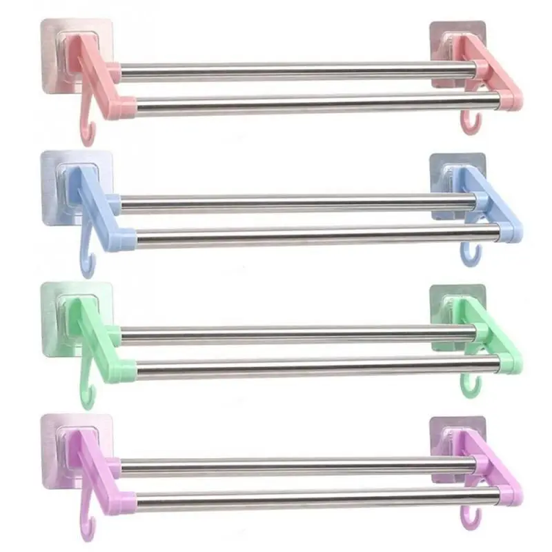 Вешалка для полотенец 37 см вешалка настенный держатель полка ванной комнаты из