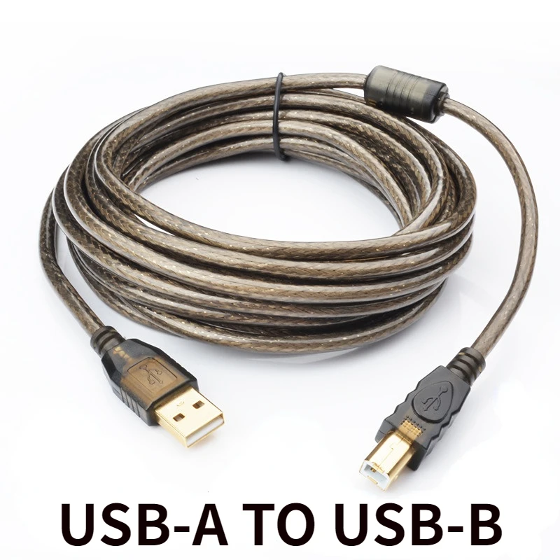 Usb-кабель для принтера, высокоскоростной usb-кабель для принтера типа «папа-папа» типа «папа», кабель для синхронизации данных для 3d принтера ...