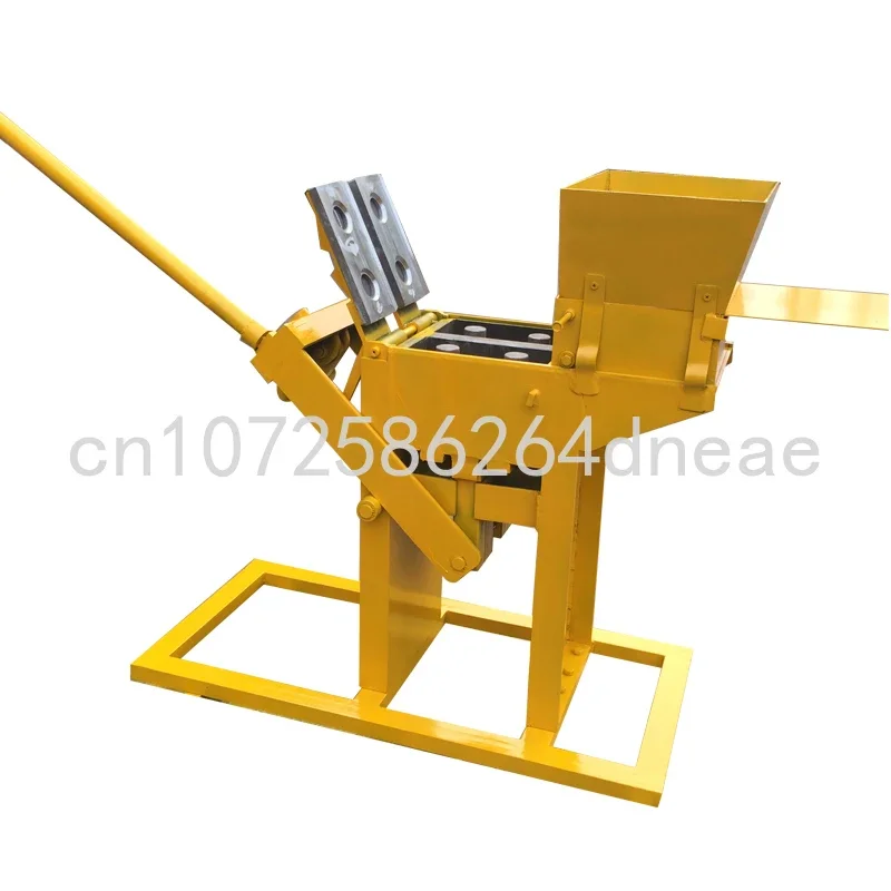 Малая ручная прессованная машина для изготовления полых глиняных кирпичей