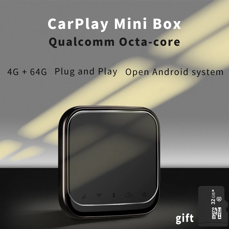 Apple CarPlay беспроводной Android автомобильный USB-адаптер потоковый бокс для