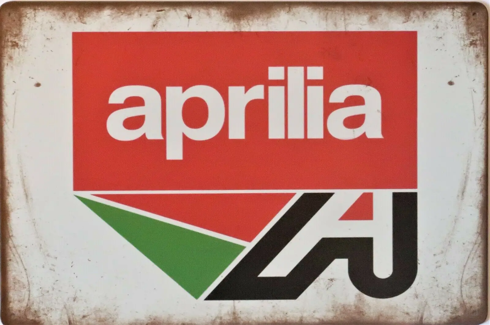 

Металлический знак Aprilia, мотоциклетный дилер, металлическая фототабличка, винтажный знак, мужская пещера, Настенный декор