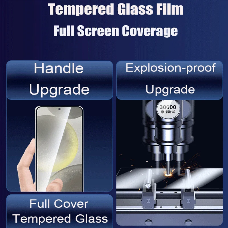 4 шт. закаленное стекло для Samsung Galaxy S24 S22 Plus S23 Fe Защита экрана A14 A34 A54 A15 A35 A55 A52 A53