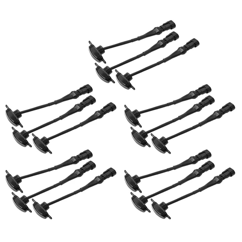 

15 Pcs External Amber LED Lights Decoration, Led Front Grille Lights For 2004-2019 Ford F150 Raptor F250