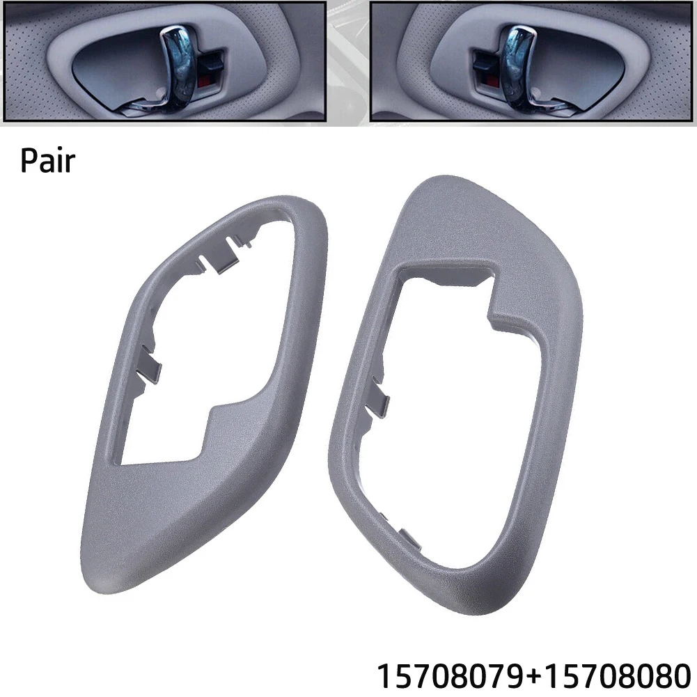 

1Pair Car Inside Door Handle Frame Cover Trim Bezels For Chevrolet 1999-2000 C350015708079 15708080 Car Interior Accessories