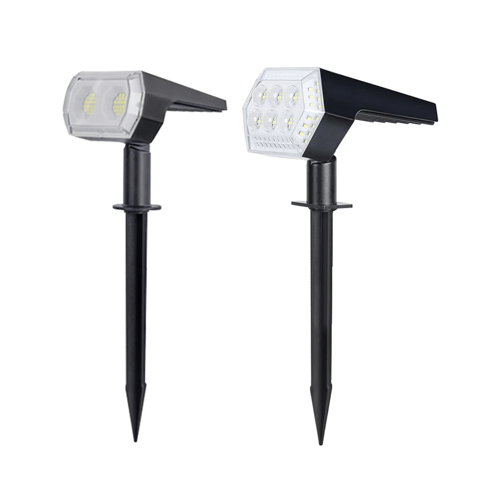 

48Pcs LED Solar Outdoor Garden Decor Spotlight Lamp Beads Lawn Ground Plug Light Park Path Lawn Decorative Solar Light