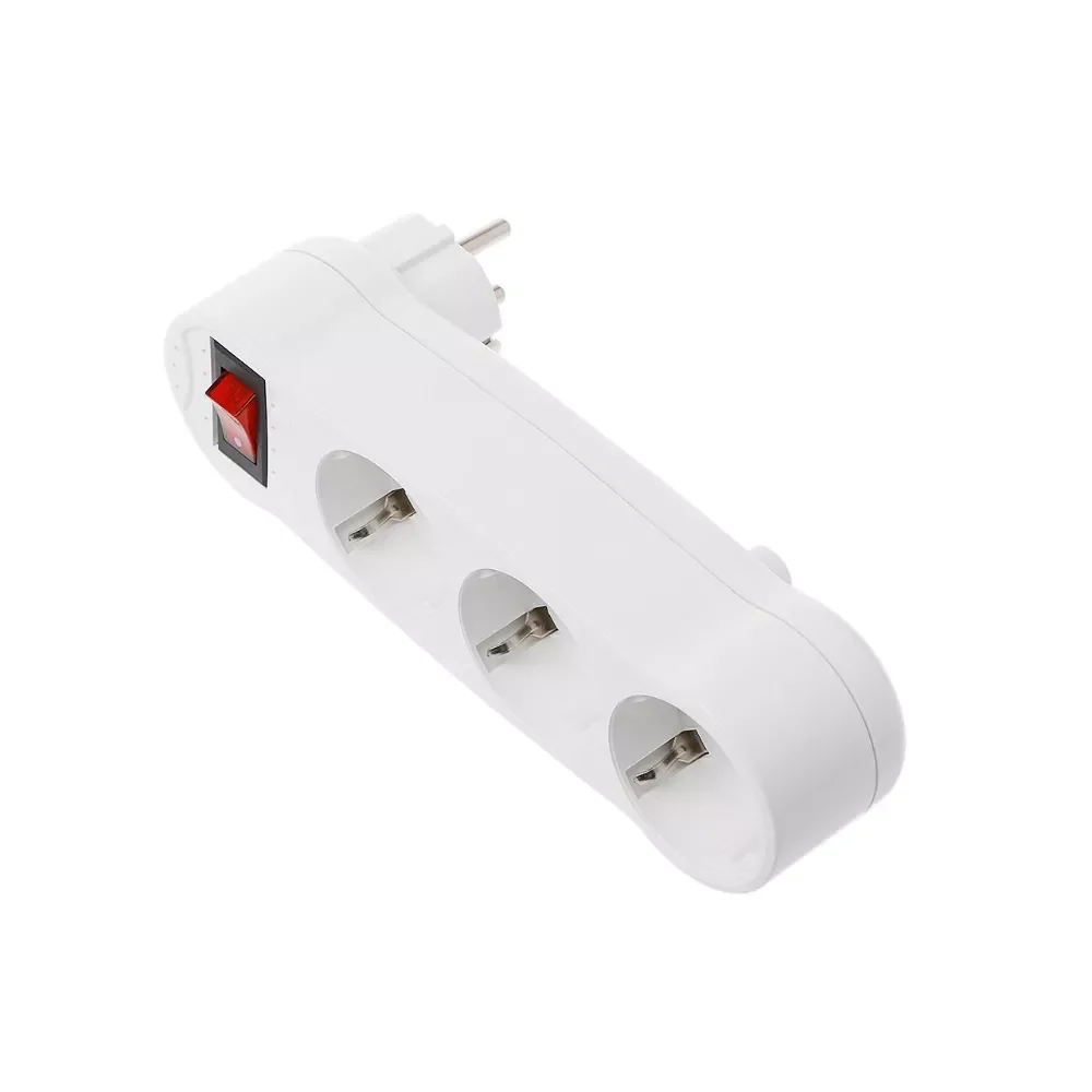 

2022New USB EU Power Strip EU Standard Conversion Socket Wireless Socket 16A/250V German Style Plug 1 TO 3 Way Power Adapter Plu