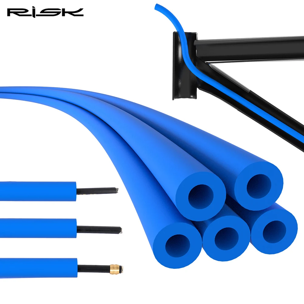 

RISK 1.5M Bike Frame Internal Housing Damper 6mm Foam Sleeve Bicycle Cable Noise Prevention Sponge Shift/Brake/Hydraulic Tube