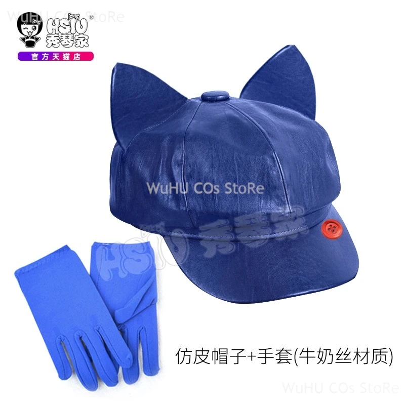 Игра MiSide Crazy Mita парик для косплея реквизит ролевая игра фиолетовая шляпа волос