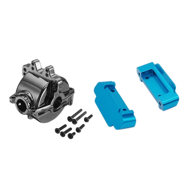 

1 шт. металлический дифференциальный корпус коробка передач и 2 шт. обновленные запасные части для радиоуправляемых автомобилей передний за...