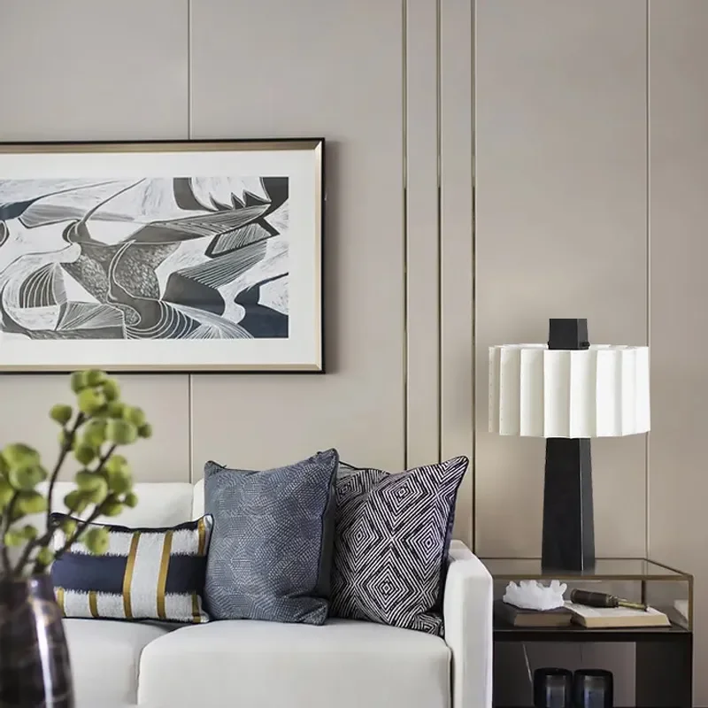 Скандинавская настольная лампа минималистичный эстетический ночник креативный