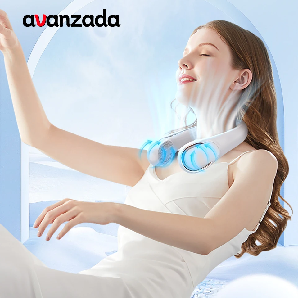 

Necklace Air Conditioner Cooling Small Portable Neck Fan Rechargeable Personal Charg Electric Wireless Neckband Mini Usb Camping