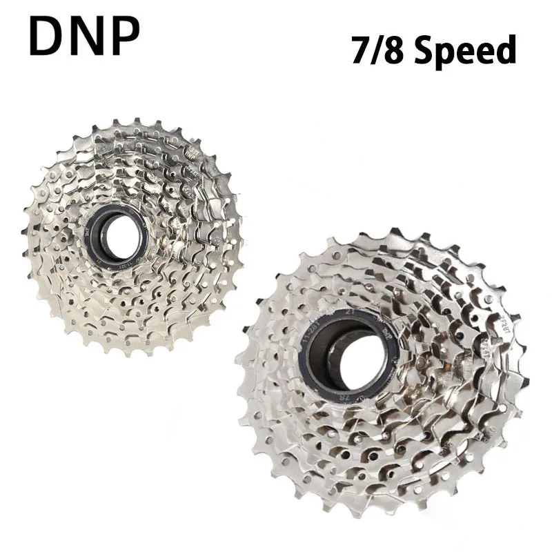 DNP Mountain Bike Sprocket 7S 8S 11-28 11-32T Freewheel 7 8 9 10 Speed Bike Cassette Flywheel Folding Tower Wheel Sprocket Parts