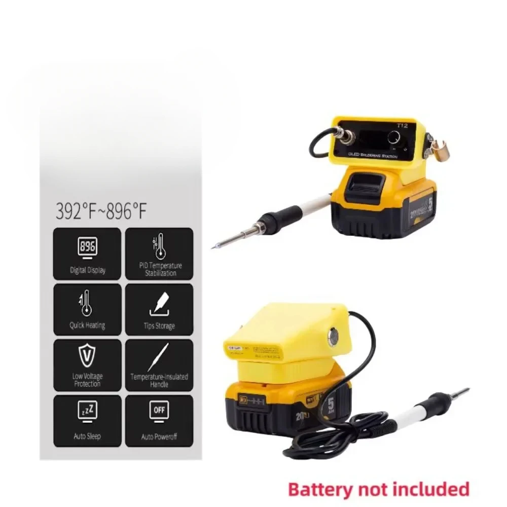 Сварочная станция для источника питания литиевой батареи Dewalt 18 В 20 T12 набор