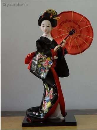 30 см Статуэтка Этнические куклы "японские гейши" Кимоно куклы Belle Girl Lady Коллекция украшения дома миниатюрные фигурки