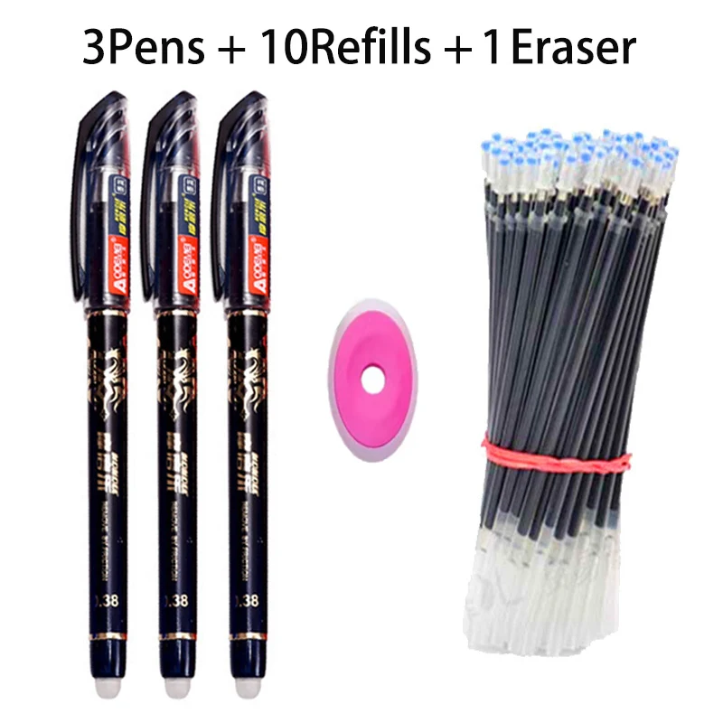 

Стираемые гелевые ручки 0,5 мм, набор из 14 штук