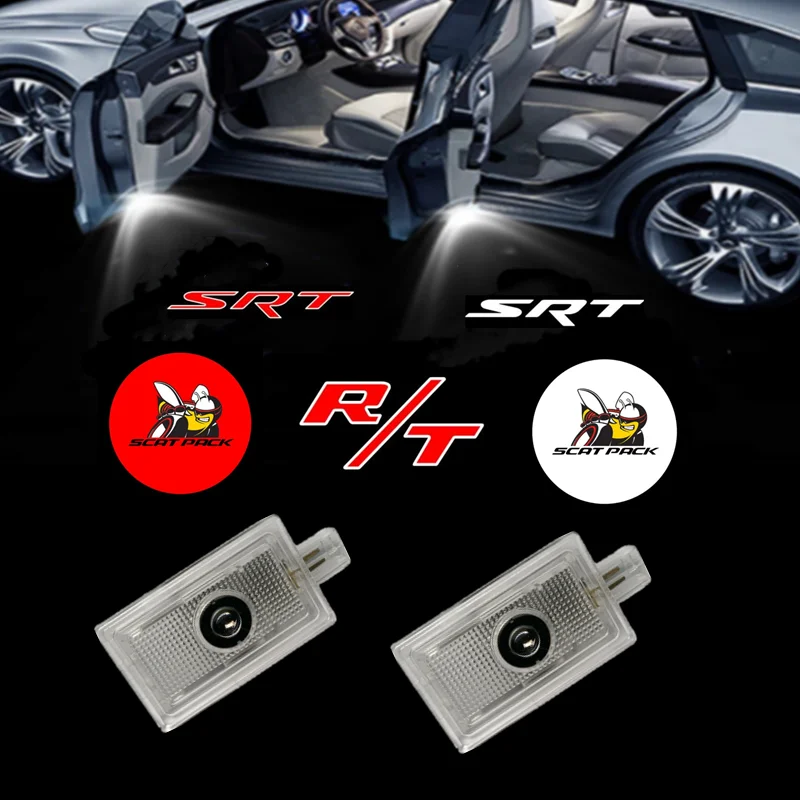 

Автомобильная дверь светодиодный светильник Welcome светильник s для Dodge Charger Logo Ghost Shadow Lamp, автомобильные аксессуары