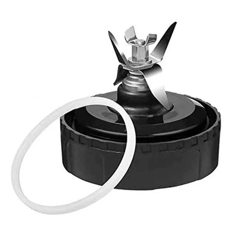 

6-Page Cutterbed + 1 Rubber Ring For Nutri Ninja Bl770 Bl780 Bl660 Agitator Replacement Parts
