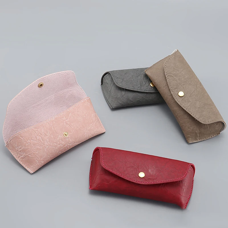 

Retro Soft PU Glasses Case Portable Unisex Spectacle Case Box Protective Glasses Box Fashion Texture Spectacle Accessories