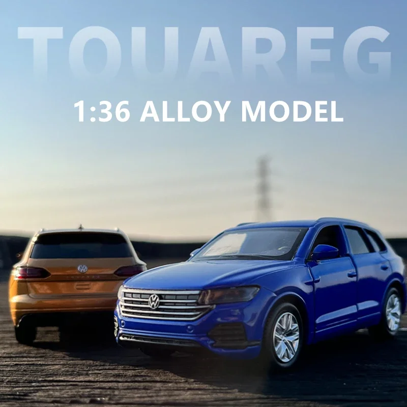 Модель автомобиля из сплава с изображением Volkswagen Touareg SUV 1:36