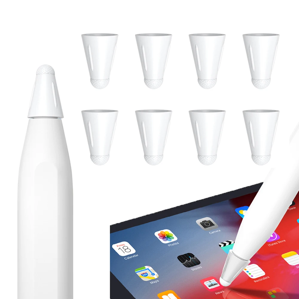 

Силиконовый сменный наконечник для Apple Pencil 1/2, 8 шт.