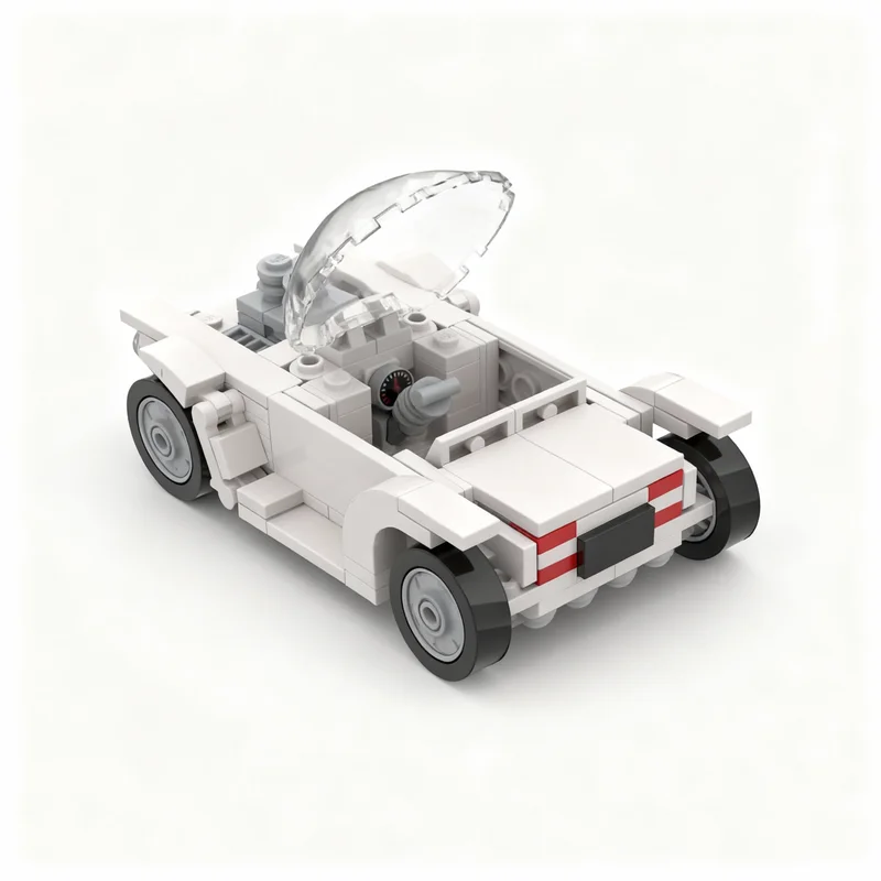168 деталей MOC Beatnik Bandit City Champions, модель игрушек, строительные блоки, рождественский подарок, архитектурный конструктор, подарок на день рождения, сборные кирпичики. (art.: 3920dcdba2afd) - 3920dcdba2afd