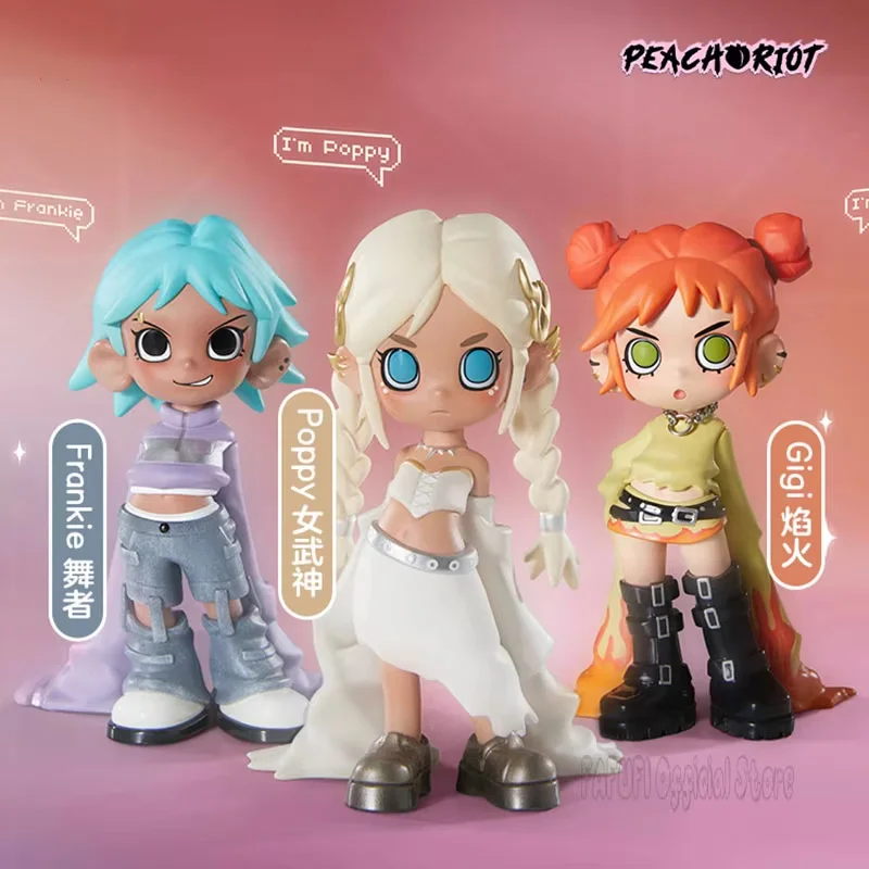 POPMART Lil Peach Riot Loading Series слепая коробка Guess Bag Mystery Box игрушки куклы милые аниме