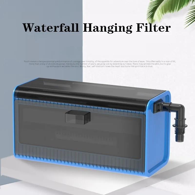 

SUNSUN Aquarium Water Filter Box for Fresh Saltwater Submersible Water Pump Top Filtration Fish Tank Filter With Accessories