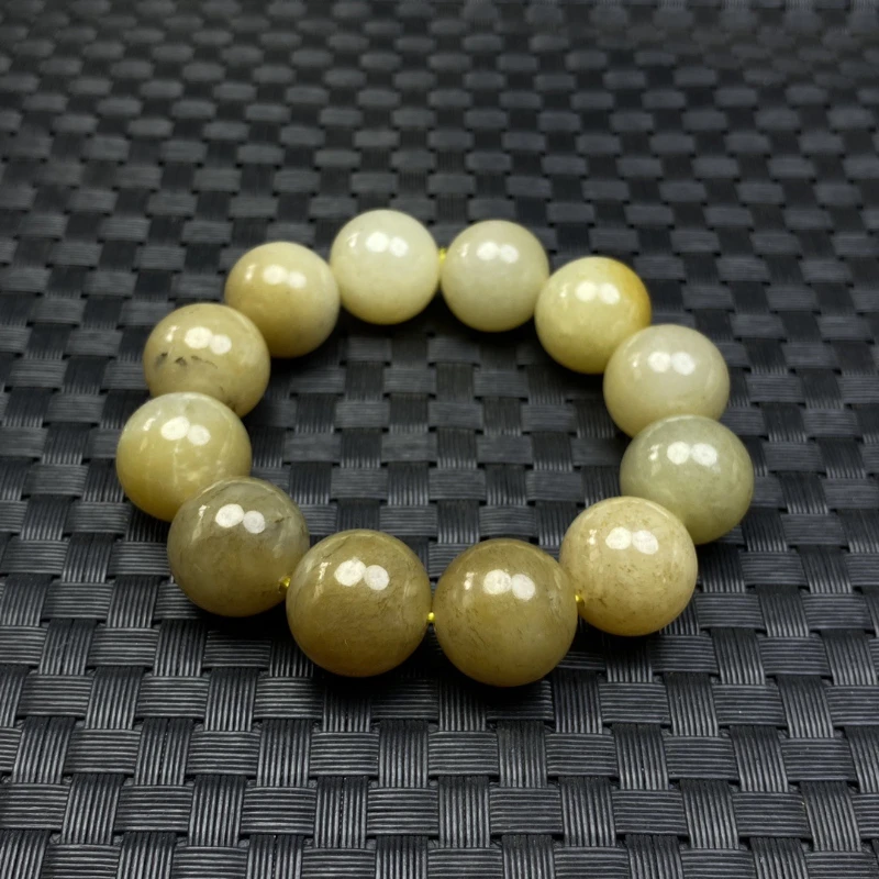 Hetian Jade Qiemo сахарный браслет для мужчин и женщин простой из натурального нефрита с