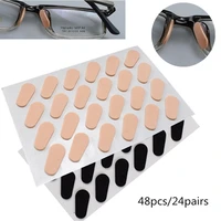 48pcs24pairs glasses accessories sponge nose pad heighten foam nose sticker anti slip silicone nose pads