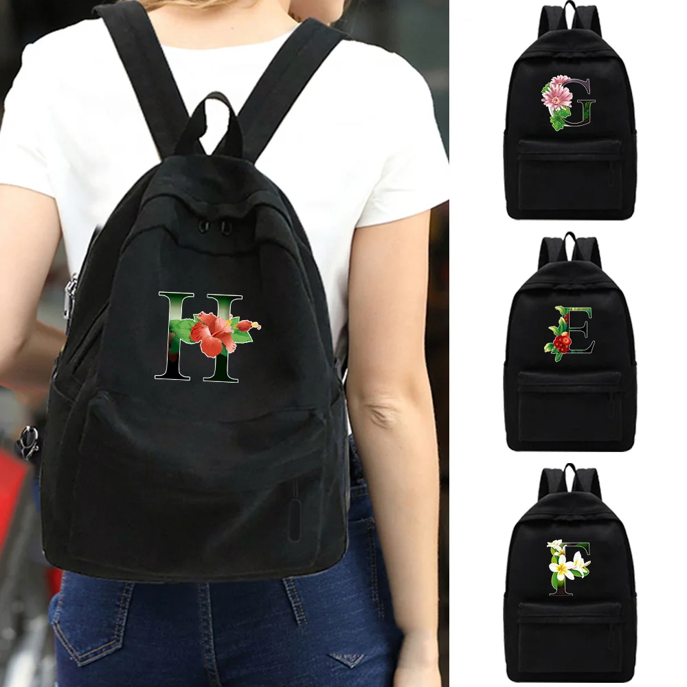 

Unisex Shoulder Backpack Casual Hiking Backpack Outdoor Sport School Bag Flower Color Large Capacity Travel Laptop Rucksack